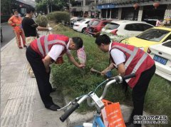 洪汉项目部开展志愿者活动，“每个人都开始打